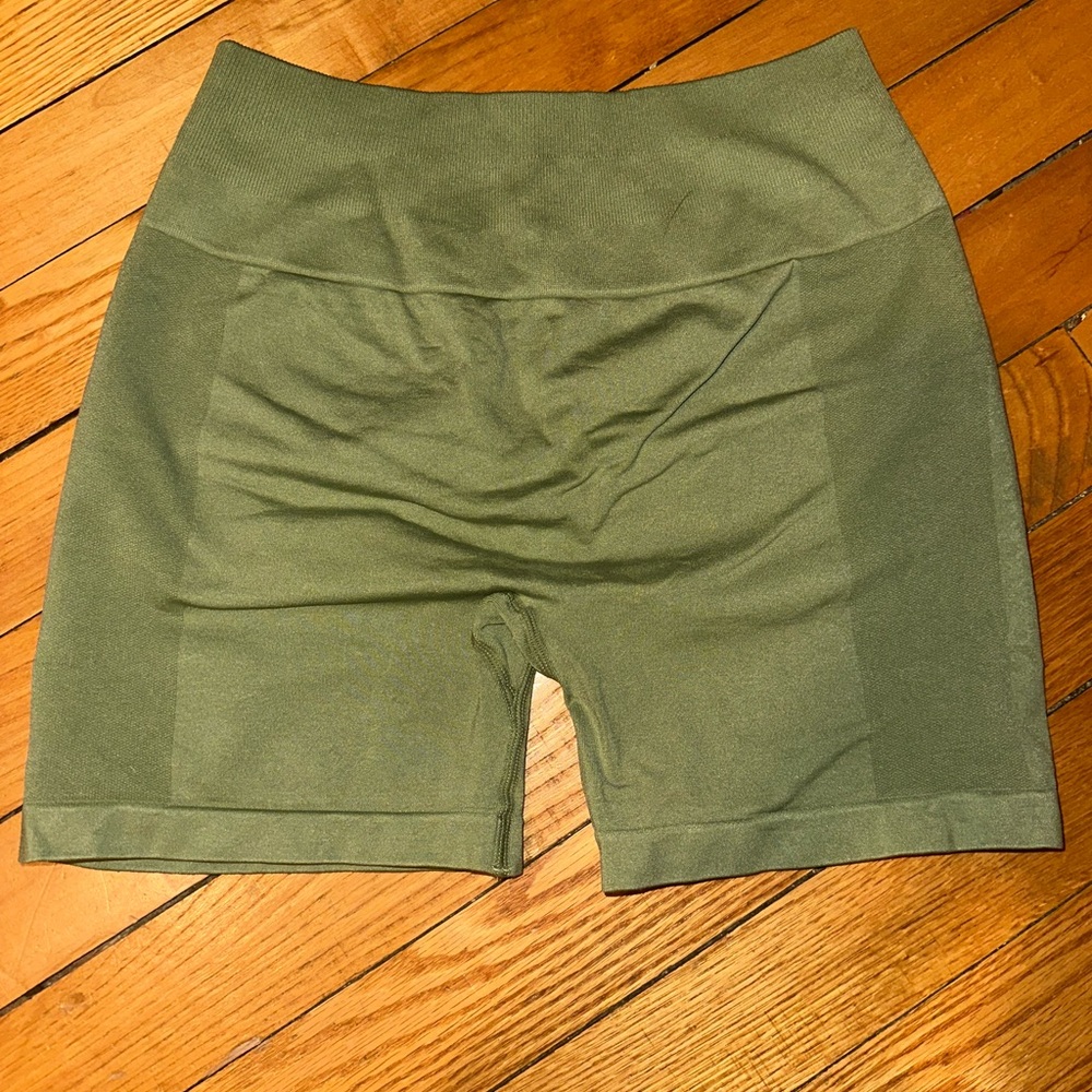 Olive Green Women’s Yeoreo Lifting/Biker Shorts